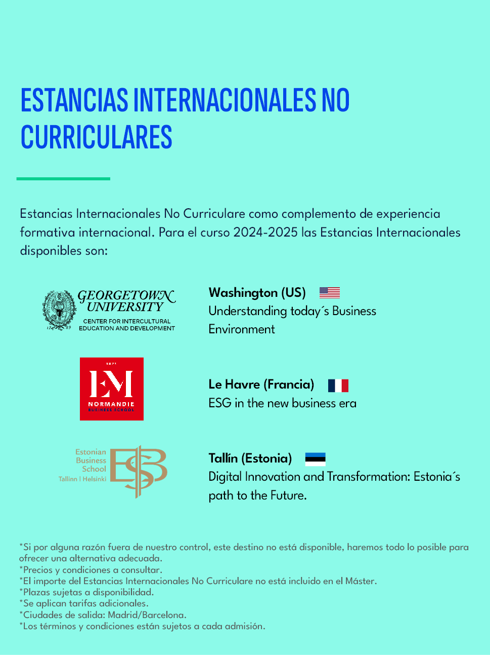 *Si por alguna raz n fuera de nuestro control, este destino no est disponible, haremos todo lo posible para ofrecer ...