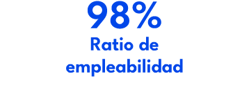 98% Ratio de empleabilidad
