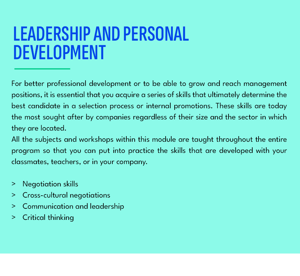 LEADERSHIP AND PERSONAL DEVELOPMENT,For better professional development or to be able to grow and reach management po...