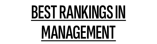 BEST RANKINGS IN management