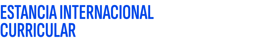 ESTANCIA INTERNACIONAL CURRICULAR