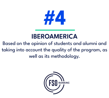 IBEROAMERICA Based on the opinion of students and alumni and taking into account the quality of the program, as well ...