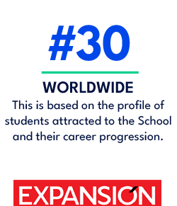 WORLDWIDE This is based on the profile of students attracted to the School and their career progression.,#3