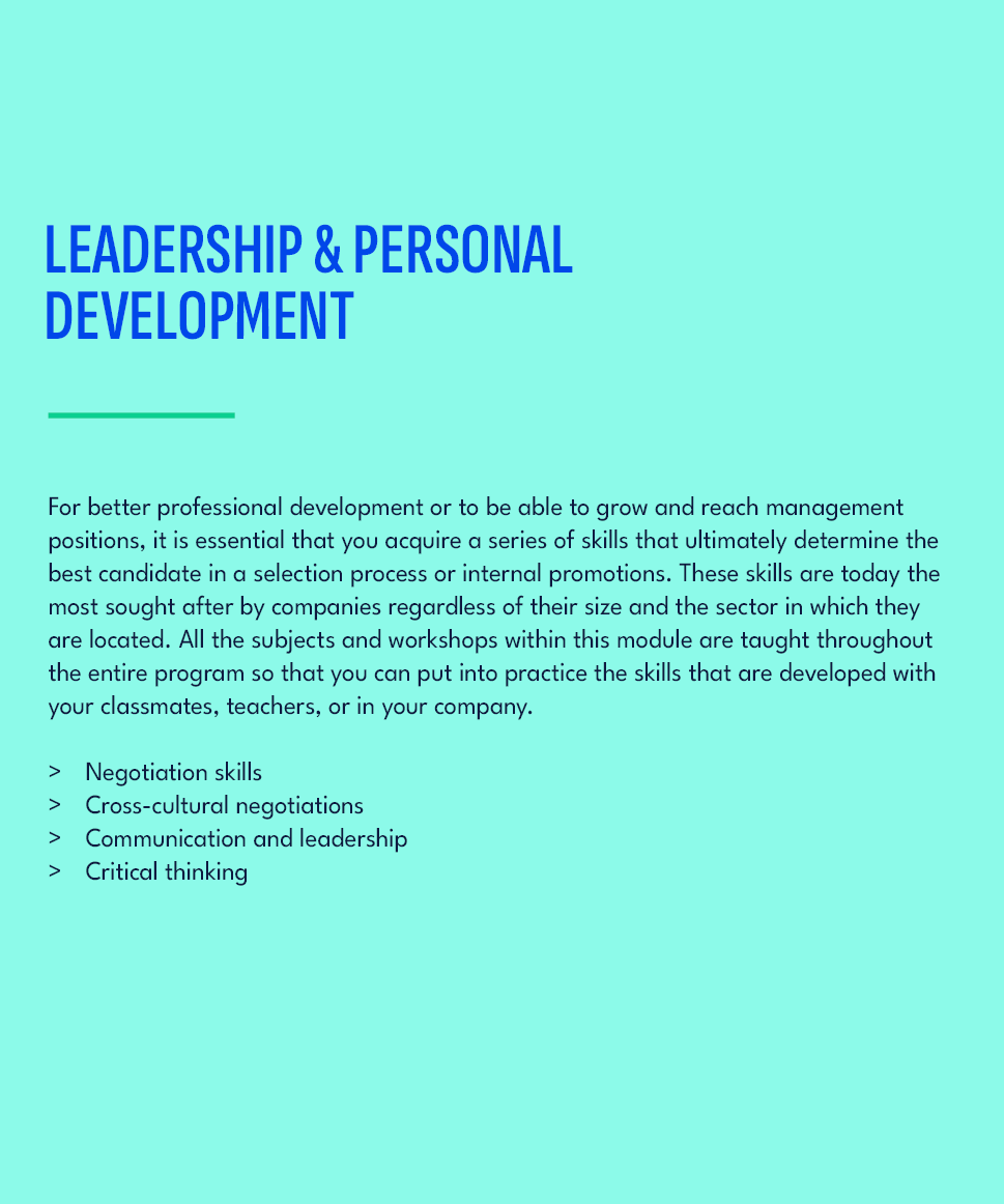 LEADERSHIP & PERSONAL DEVELOPMENT,For better professional development or to be able to grow and reach management posi...