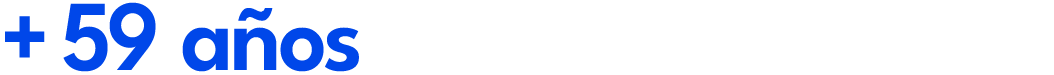 + 59 a os 
