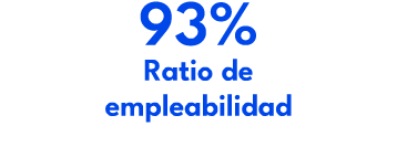 93% Ratio de empleabilidad