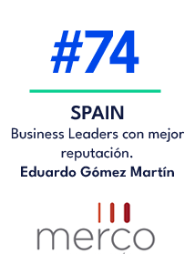 #74,SPAIN Business Leaders con mejor reputaci n. Eduardo G mez Mart 