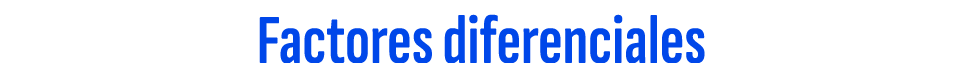 Factores diferenciales