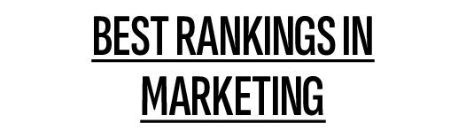 BEST RANKINGS IN MARKETING