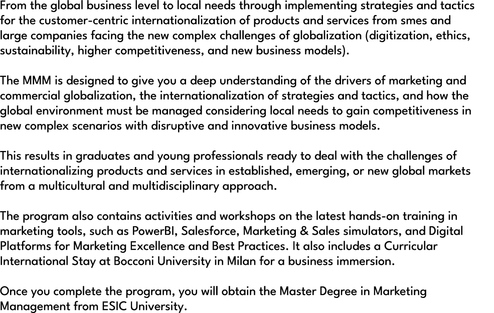 From the global business level to local needs through implementing strategies and tactics for the customer centric in...