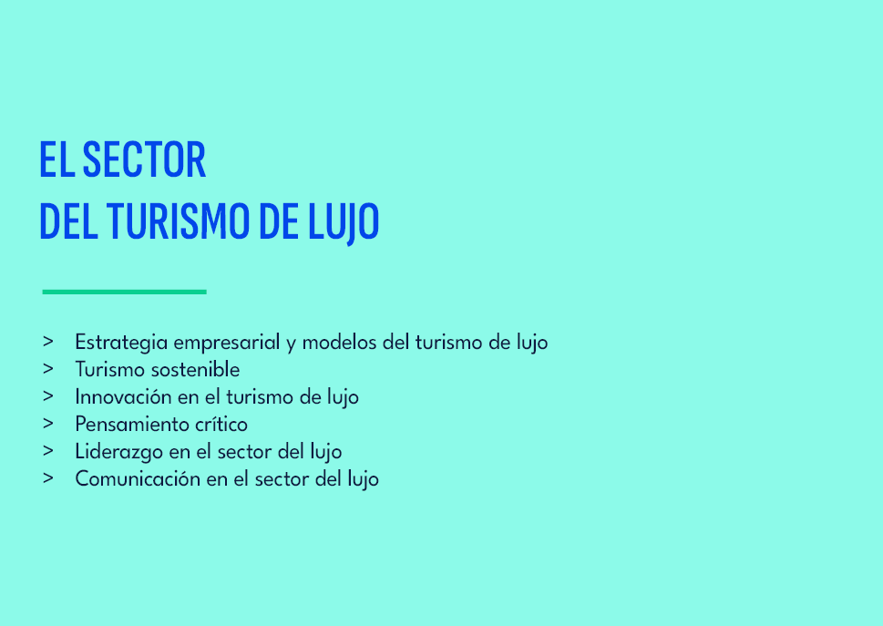 EL SECTOR DEL TURISMO DE LUJO ,Estrategia empresarial y modelos del turismo de lujo Turismo sostenible Innovaci n en ...