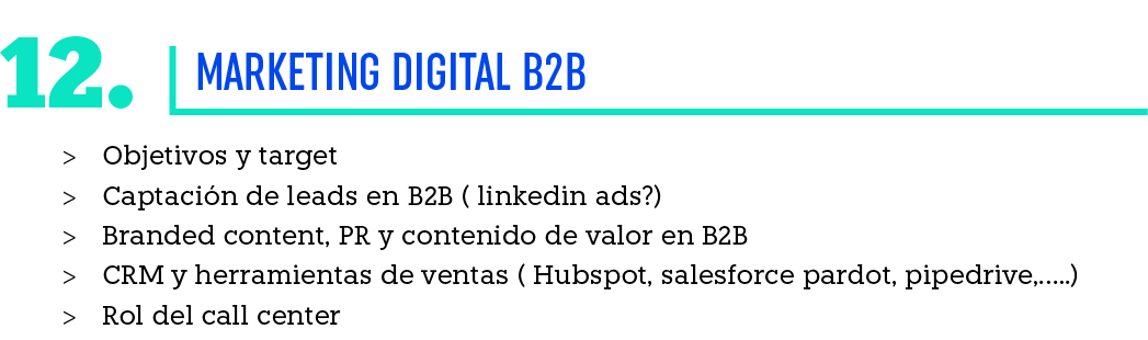 12 Marketing B2B