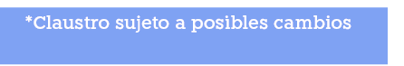 Claustro sugeto a posibles cambios