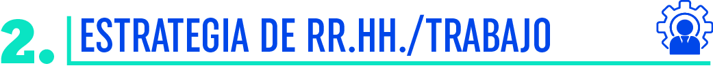 2  Estrategia de RR:HH: