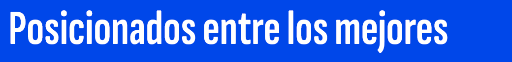Posicionados entre los mejores
