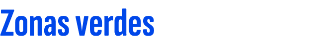 Zonas verdes